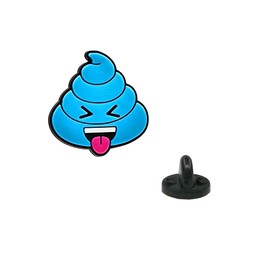Poop Apparel Pin Badge Pin Lapel Pin Unisex Yazzle Dazzle Toilet Paper Toilet Brush Toilet Cleaner Bathroom Outhouse Porta Potty Proctologist Urologist Colorectal Digestion Stomach Crazy Blue Set of 2