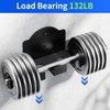 Olympic Barbell Wall Rack Holder - Heavy Duty 132lbs Weight