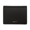 agnesb MW09 03 Mini Wallet, Mini Wallet, Bifold, Black