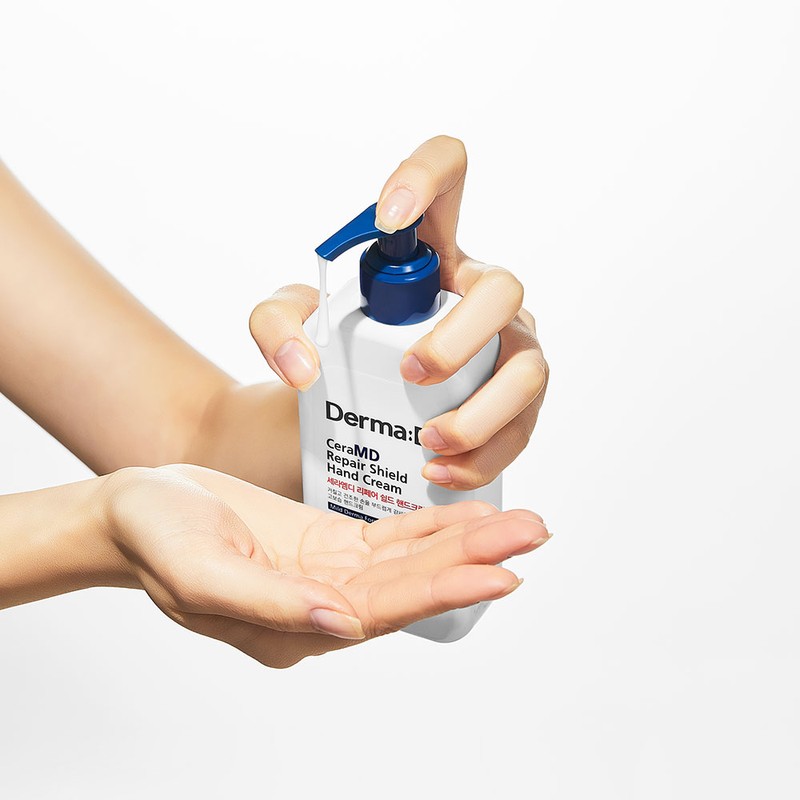 Dermaby [시어버터/덱스판테놀] 더마비 세라엠디 리페어 쉴드 핸드크림 250ml (+바디세럼 30ml)