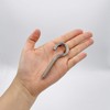 ZUSFUL 3.2 Inches 304 Stainless Steel Screw Eyes 6 Pack,Heavy