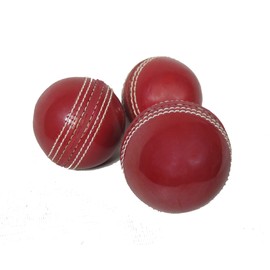 Cricket rubber soft balls for practice (set of 3)