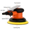 ZHONGAN 6" Pneumatic Air Random Orbital Sander for Wood Working,