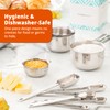 Morgenhaan Heavy-Duty 304 Stainless Steel Measuring Cup Set (18-Piece) -