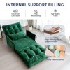 MAXYOYO Adjustable Floor Sofa Couch, 5-Position Convertible Lazy Sofa Sleeper