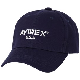 Avilex Men's Low Cap, Baseball Cap, Full Cap, Pattern: A x Navy