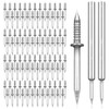 NAVESO 100PCS Double-Head Skirting Thread Seamless Nail, No Trace Skirting