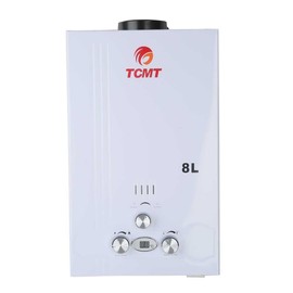 TC-Home Propane Gas Instant Tankless Hot Water Heater Boiler House Bath (Propane Gas-8L)
