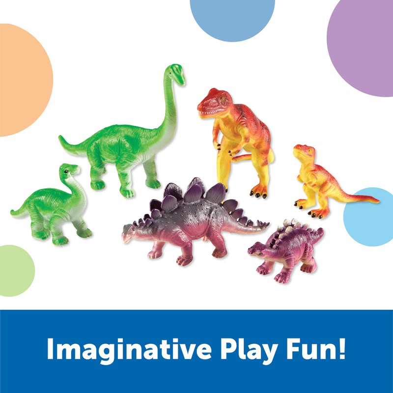 Learning Resources Jumbo Dinosaurs I Mommas and Babies I T-Rex,