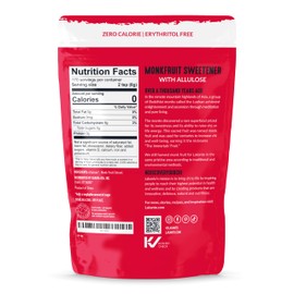 Lakanto Classic Monk Fruit Sweetener with Allulose - White Sugar Substitute, Erythritol Free, Gluten Free, Vegan, Keto Friendly, Sugar Replacement (Classic White - 3 lb - Pack of 1)