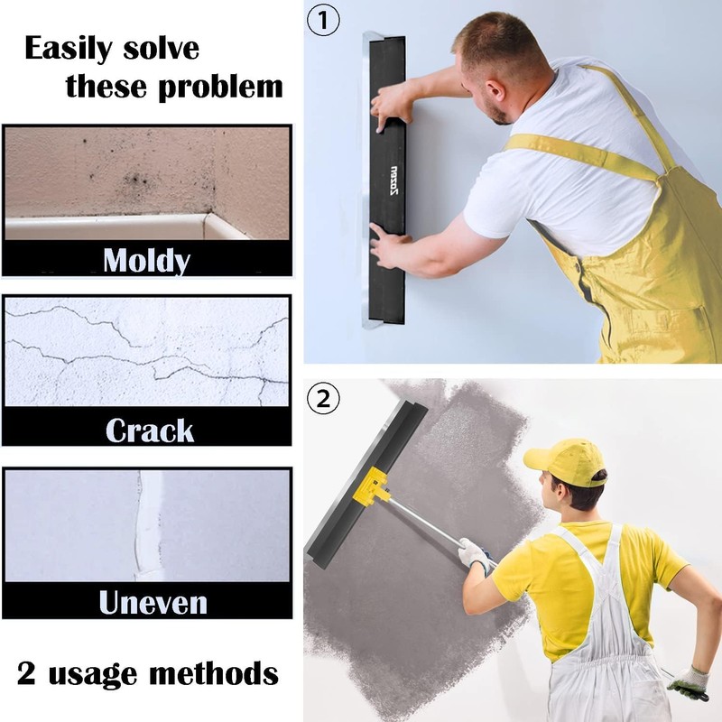 Zozen Drywall Skimming Blade Set with Portable Case, All Body