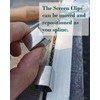 Screen Door Installer Clips - 20 Pieces Screen Clips for