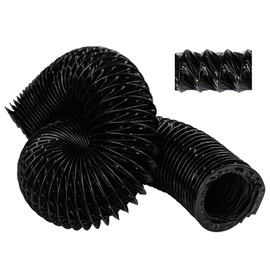 3" Marine Blower Hose Replacement for Boat Vent Bilge Blower Exhaust Fan, Marine Exhaust Hose Fit for 3 Inch Flexible Marine Blower Duct Hose, Ventilation Systems and Boat Bilge Heater, 10 Feet, Black