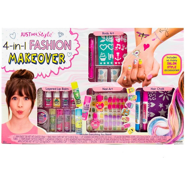 Just My Style 4-in-1 Fashion Makeover Art and Craft Kit by Horizon Group USA