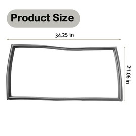 WPW10714545 Refrigerator Freezer Door Gasket Replacement, Compatible with Whirlpool, Maytag, Kitchen Aid, Amana, Kenmore, Dacor, Jenn Air, Ikea, replace part W10714545, W10164045, W10191103, W10443322