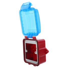 SHOWERORO Fire Alarm Button Shield Manual Call Point Cover Emergency Protective Shield for Alarm Systems Easy Installation Reliable Protection for Commercial and Industrial Use