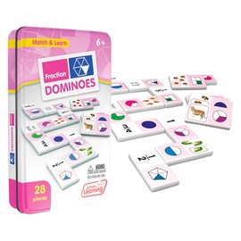 Junior Learning Fraction Dominoes Educational Action Games