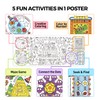 Jar Melo Giant Birthday Coloring Poster for Kids, 72 x