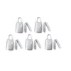Magnetic Padlock Set of 5 [920KD-5] Keyed Different Locker Locks