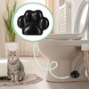 Honeydak 2 Pack Toilet Bolt Caps Decorative Paw Print Toilet