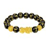 FengShui Wealth And Luck Bracelet, Feng Shui Black Obsidian Pixiu