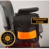 Ducksback Mobility Scooter/Wheelchair Pannier Bag with Wallet Versatile Storage Black