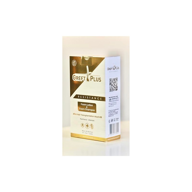 Greft Plus Foam Lotion & Foam Shampoo for Anti-hair loss,and