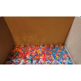 Case of (10) Jumbo Smoothie/Milkshake Straws | Flexible | 9" Extra Long - Large 3/8" (10mm) Diameter – 5 Colors – (100) Pack (10)