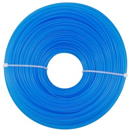 LPZMPZ Lawn Trimmer Thread 1.6 mm x 120 m Mowing Line Nylon Trimmer Line Brush Cutter Thread Grass Trimmer Cord Durable Trimmer Line Brush Cutter Threads for Lawn Weeds (Round, Blue)