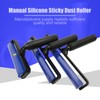 12 Inch Washable Reusable Silicone Lint Roller, Anti-Static Sticky Dust