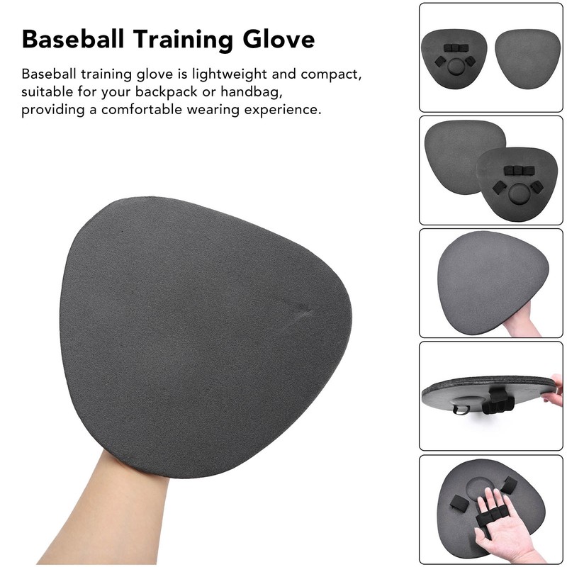 Baseball Catcher Training Glove Foam Fielding Trainer Quik Hands Batting