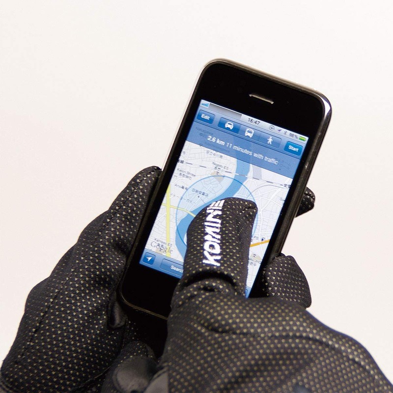 コミネ(KOMINE) バイク用 グローブ サーモライトインナーグローブ ブラック M GK-757