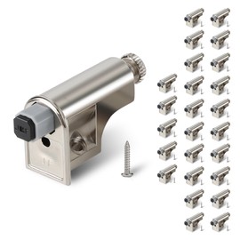 Dgavxa 25 Pcs Soft Close Cabinet Door Damper, Soft Close Dampers for Cabinet Doors/Wardrobe/Kitchen/Bookcases, Hydraulic Cabinet Buffer Damper, Silent Door Closing, with self-Closing Mechanism