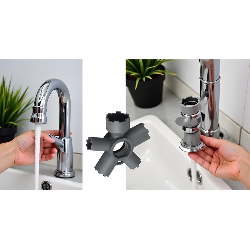 Zfegto 10-in-1 Aerator Removal Tool for Delta Faucet, Heavy-duty Aerato