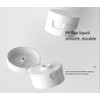 Wabmipe 150ml/5oz Clear Plastic Cosmetic Squeeze Bottles with Flip Caps,