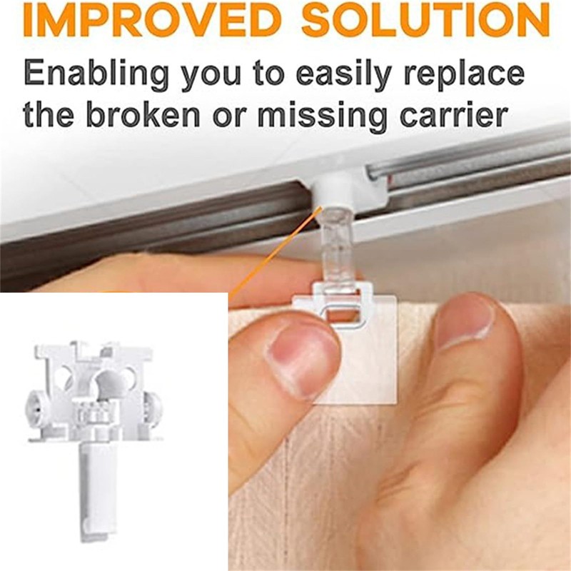 MONOJLY Vertical Blind Repair set Curtain Repair Carrier set Easy