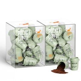 CheerfulGoat Instant Cold Brew Coffee – Speciality Javy Coffee Extract 100% Arabica, Freeze-Dried, No Sugar, No Additives, Low Acid, Healthy for Iced & Hot Coffee, Singapore Coffee, 30 Servings