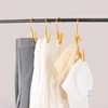 10Pcs Gold Boot Clips for Closet,Single Hooks Clothes Pins Hanger