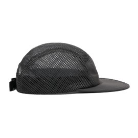 Clape Men's Cap 5 Panel Snapback Trucker Hat Dry Quick Outdoor Sport Cap Cool Sun Hat Baseball Mesh Back Caps, Dark Grey