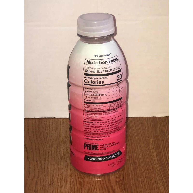 PRIME Hydration Drink CHERRY FREEZE Limited Color Change Label 16.9oz