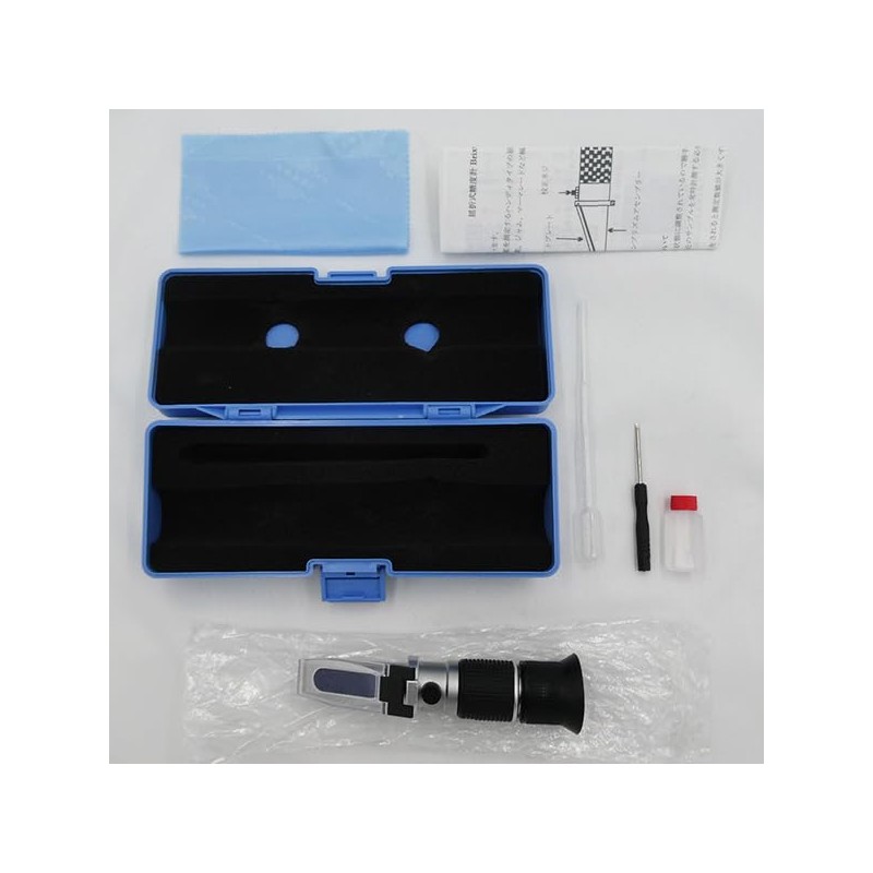523 PPLS Optical Refractometer Aluminum Brix 0-32% ATC