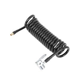 Motoforti Flexible Tyre Inflator Hose with Lock on Chuck 0.31" x 9.84' Long-lasting