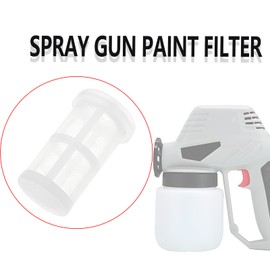 SG Store 10Pcs 50 Mesh Nylon Spray Gun Paint Filters Lobster Pot Filters Suction Feed Gun Strainers Pneumatic Paint Spray Gun Filter White
