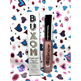 Buxom Plump Shot Sheer Tint Collagen Infused Lip Serum Soft Blush  .14 oz