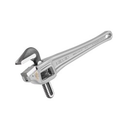 RIDGID 31125 Model 18 Aluminum Offset Pipe Wrench, 18-inch Plumbing Wrench, Small, Silver