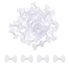 sourcing map 50pcs White Bow Ties 1.5" x 1" Mini