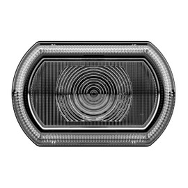 HELLA 2PF 013 323-231 Position Light - Shapeline Tech - LED - 12/24V - Bolted - Lens Colour: Grey - Cable: 5000mm - Left Front/Right Front
