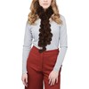 PG6 Real Rabbit Fur Scarf Warm Neck Wrap