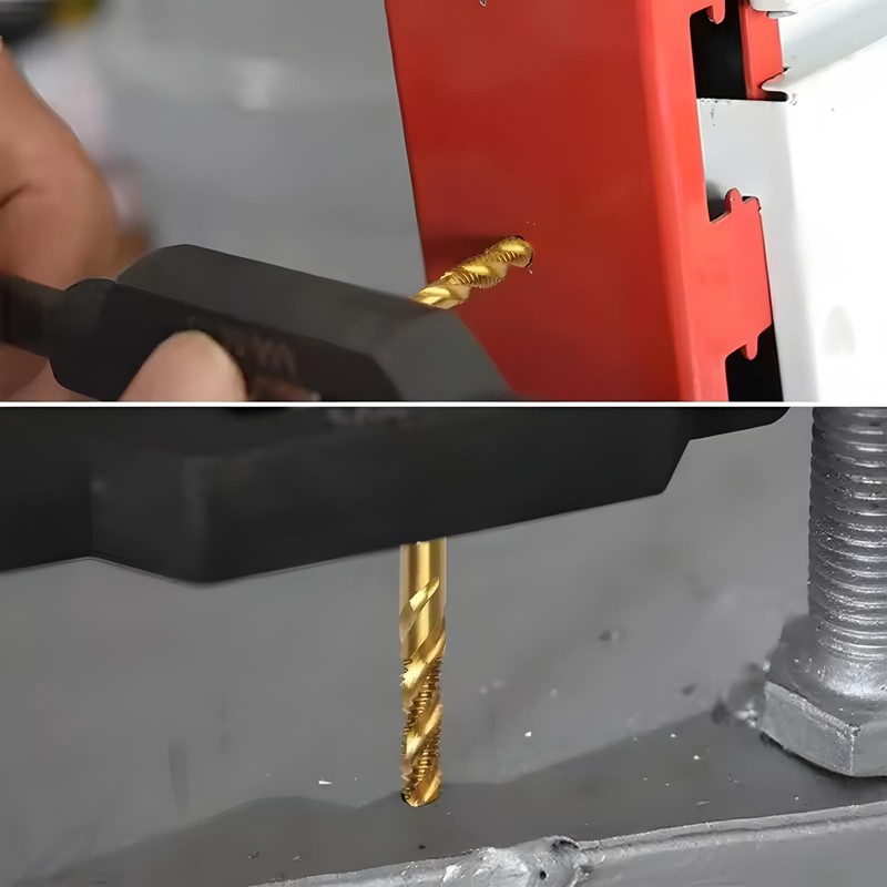 6pcs Audio Fan Drill Tap Carbide Drill Bit Hex Shaft
