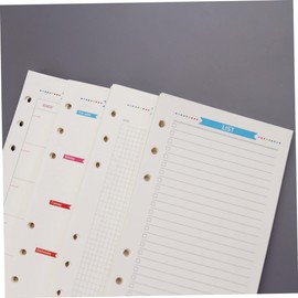 FUNOMOCYA 40sheets Paper Refills Smooth Lined Binder Inserts for Notebooks Planners Journals Daily Use Travel Office Easy Insertion Standard Binders